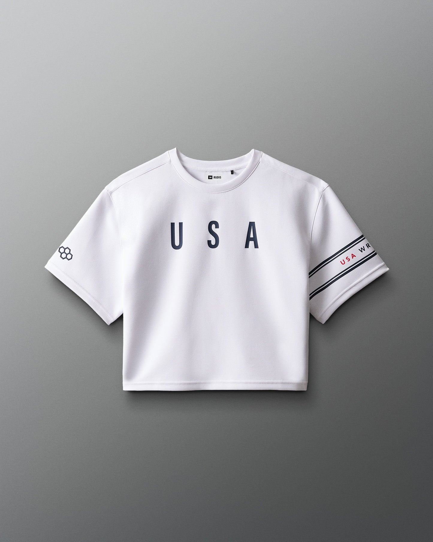 RUDIS USA Wrestling Chronicle Women's Elite Crop T-Shirt
