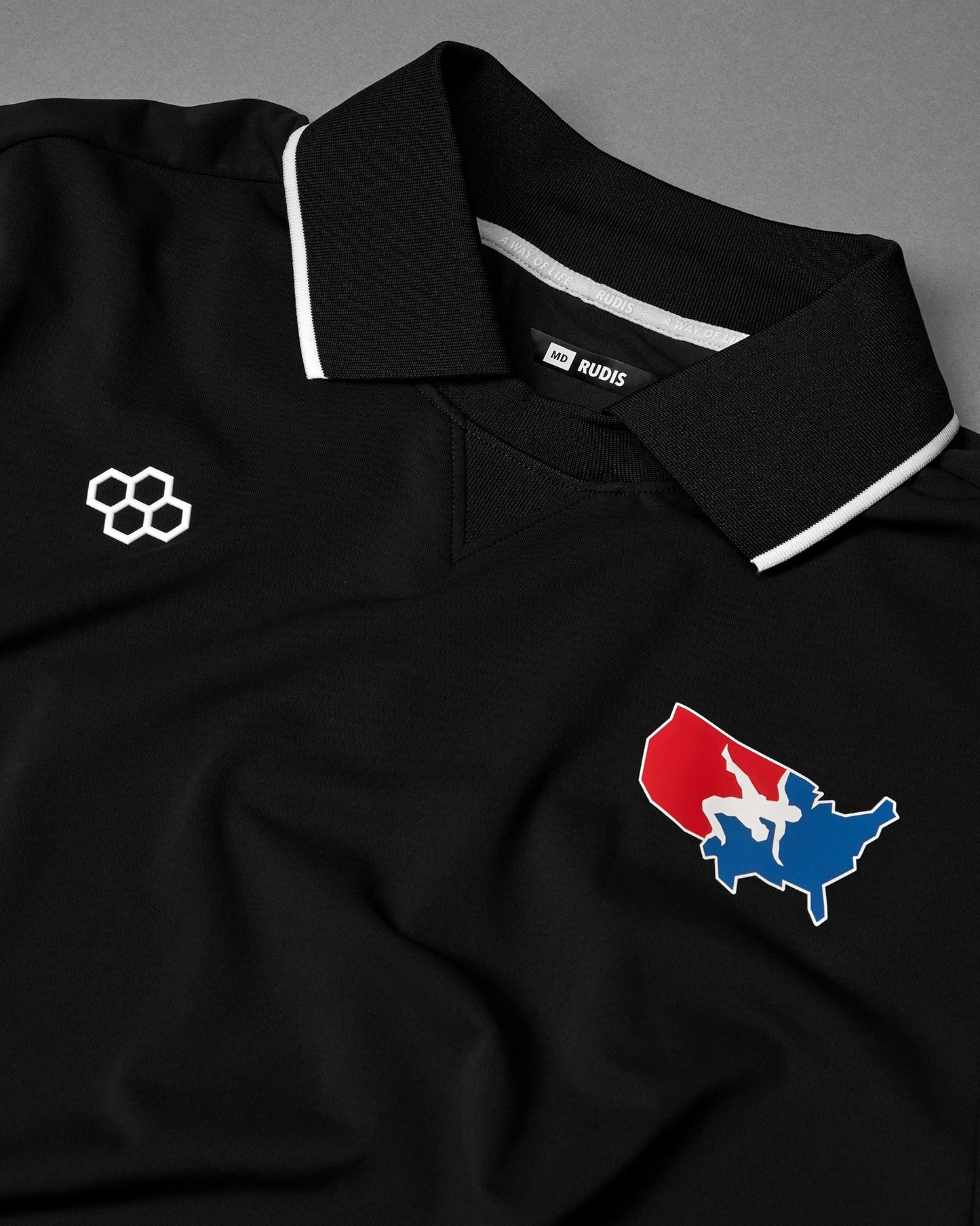 RUDIS USA Wrestling Chronicle Youth Elite Athletic Polo