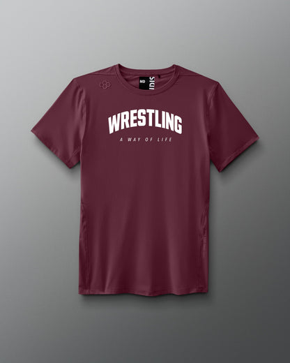 RUDIS Wrestling Motto Performance T-Shirt