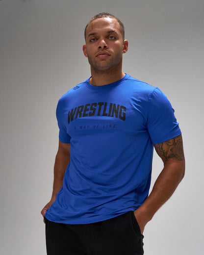 RUDIS Wrestling Motto Performance T-Shirt