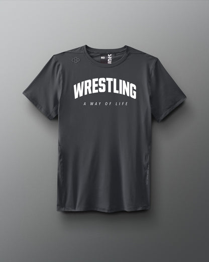 RUDIS Wrestling Motto Performance T-Shirt