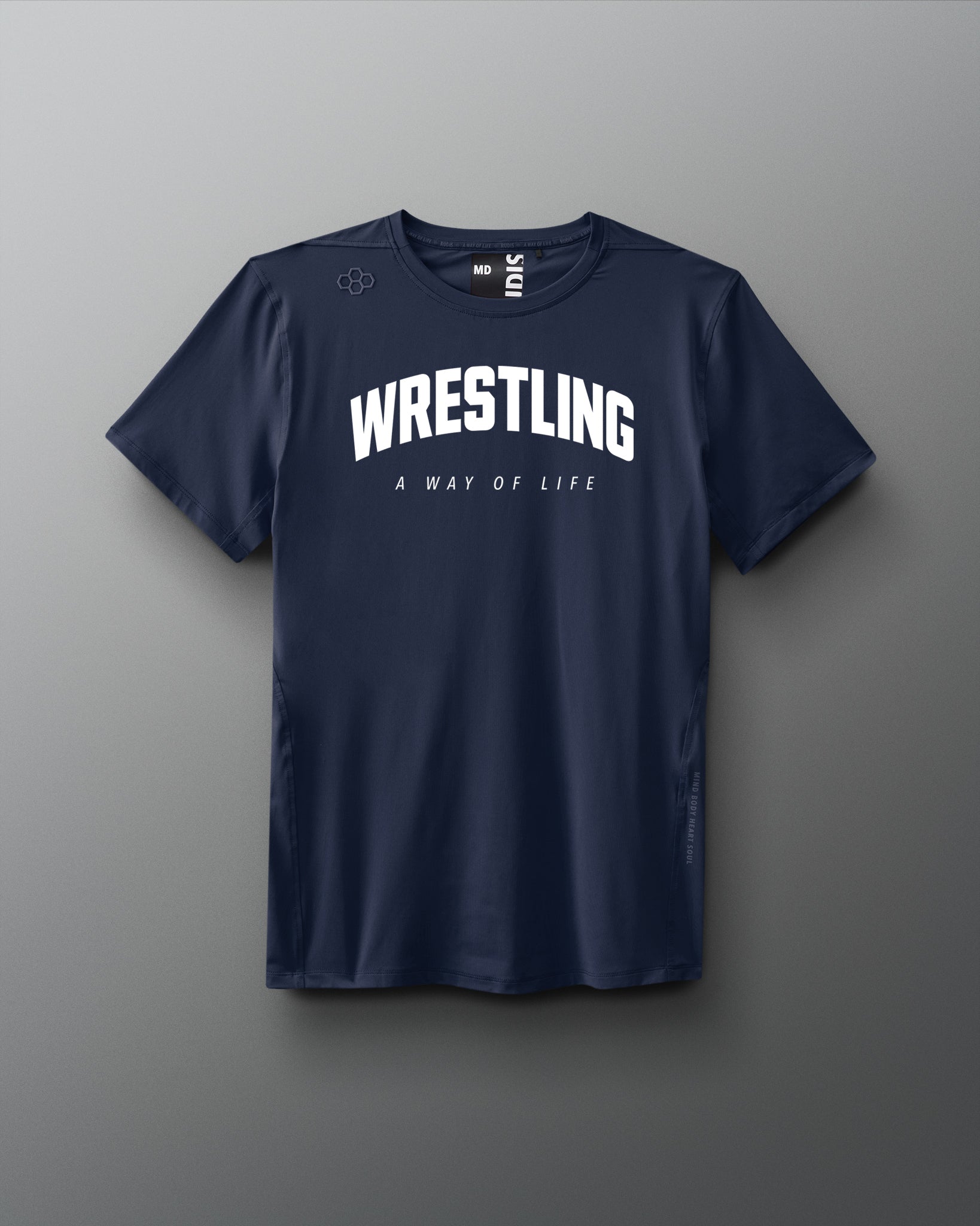 RUDIS Wrestling Motto Performance T-Shirt