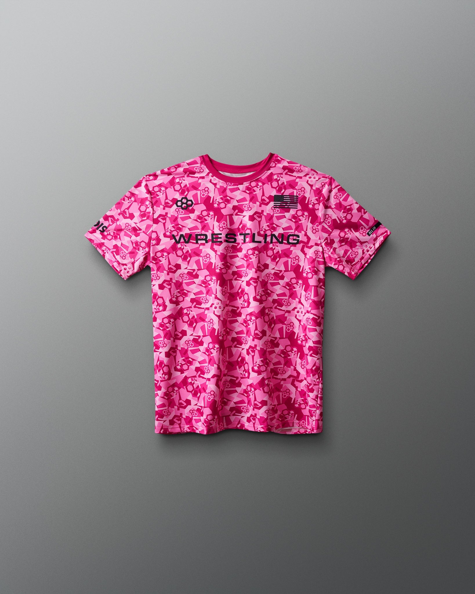 RUDIS Wrestling Wordmark Camo Youth Sublimated T-Shirt