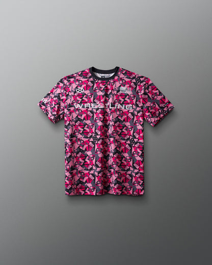 RUDIS Wrestling Wordmark Camo Youth Sublimated T-Shirt