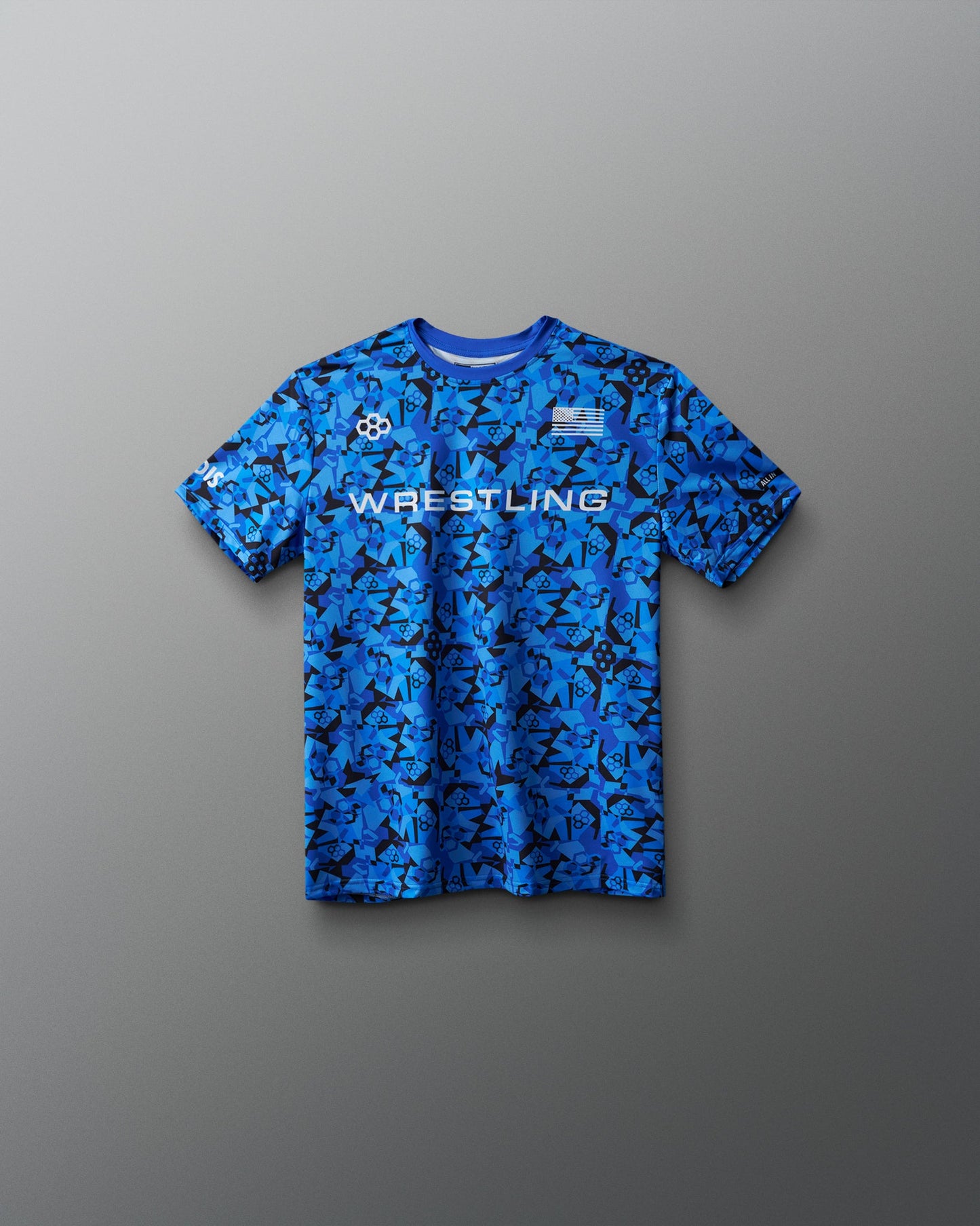 RUDIS Wrestling Wordmark Camo Youth Sublimated T-Shirt