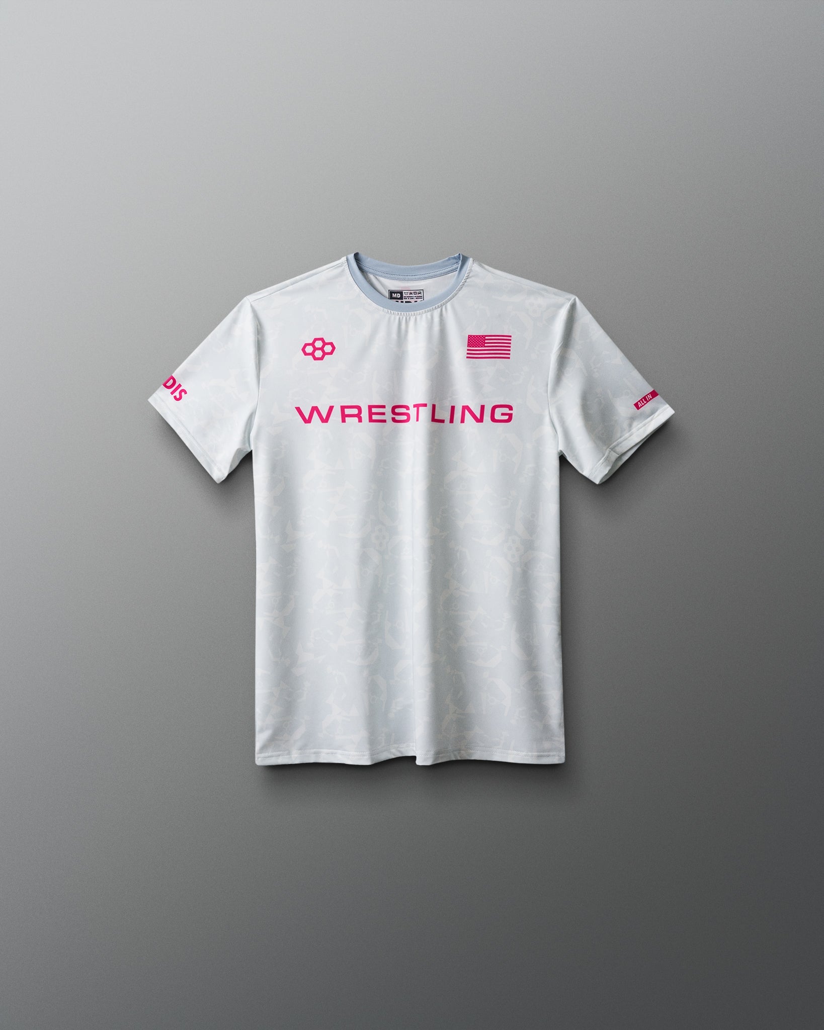 RUDIS Wrestling Wordmark Camo Youth Sublimated T-Shirt