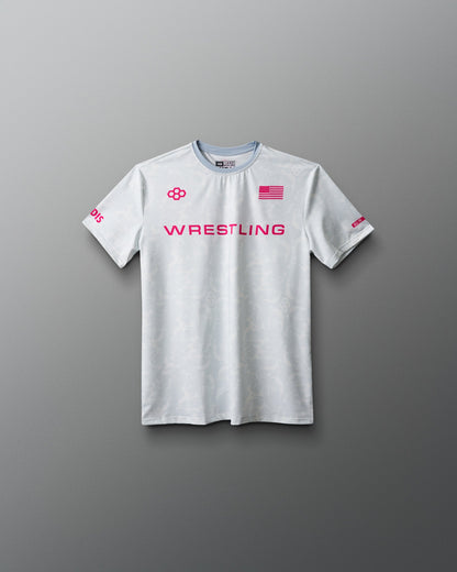 RUDIS Wrestling Wordmark Camo Youth Sublimated T-Shirt