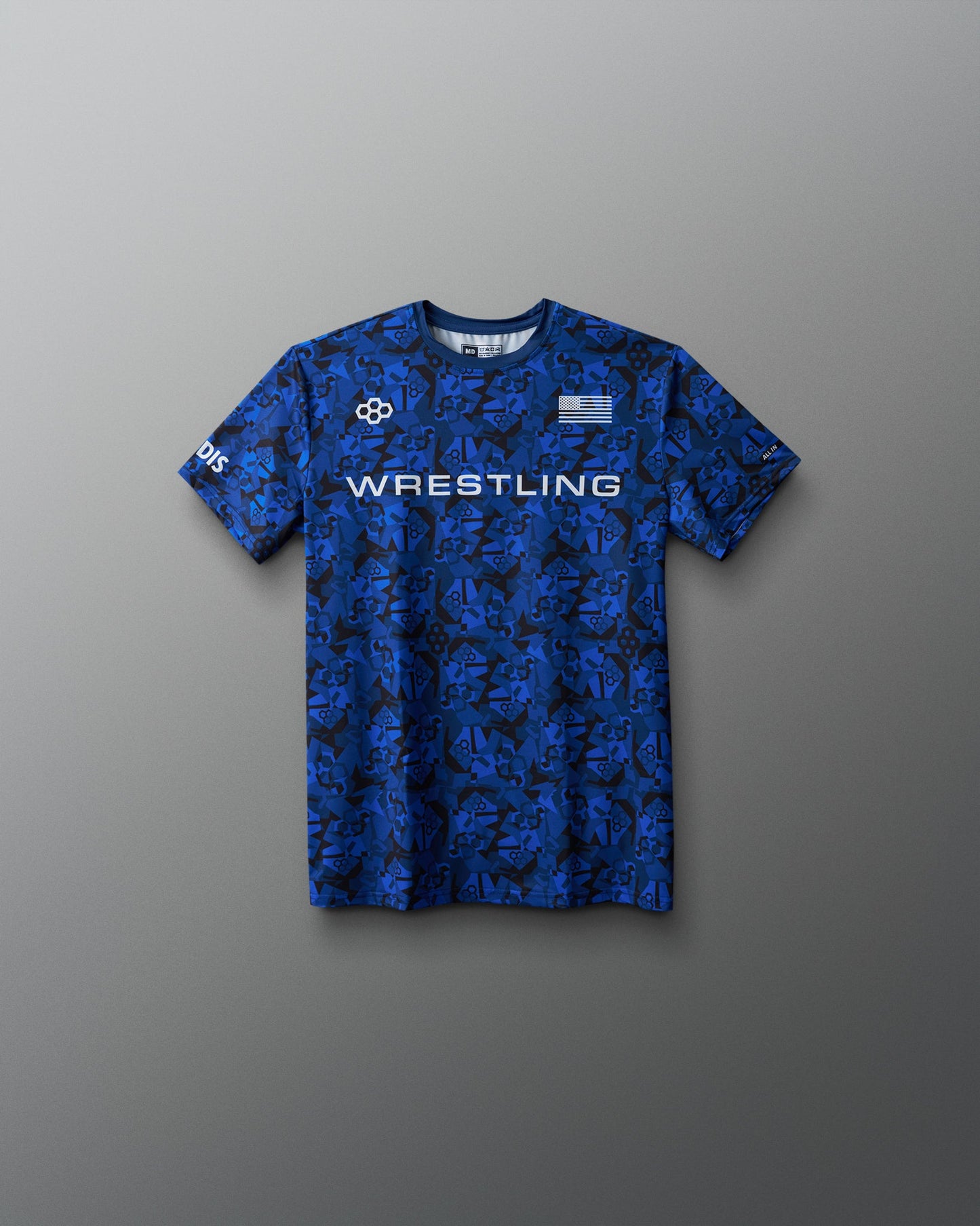 RUDIS Wrestling Wordmark Camo Youth Sublimated T-Shirt