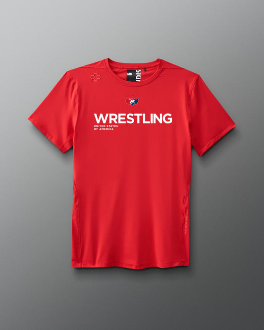 RUDIS USA Wrestling Performance T-Shirt - Men's Comfort