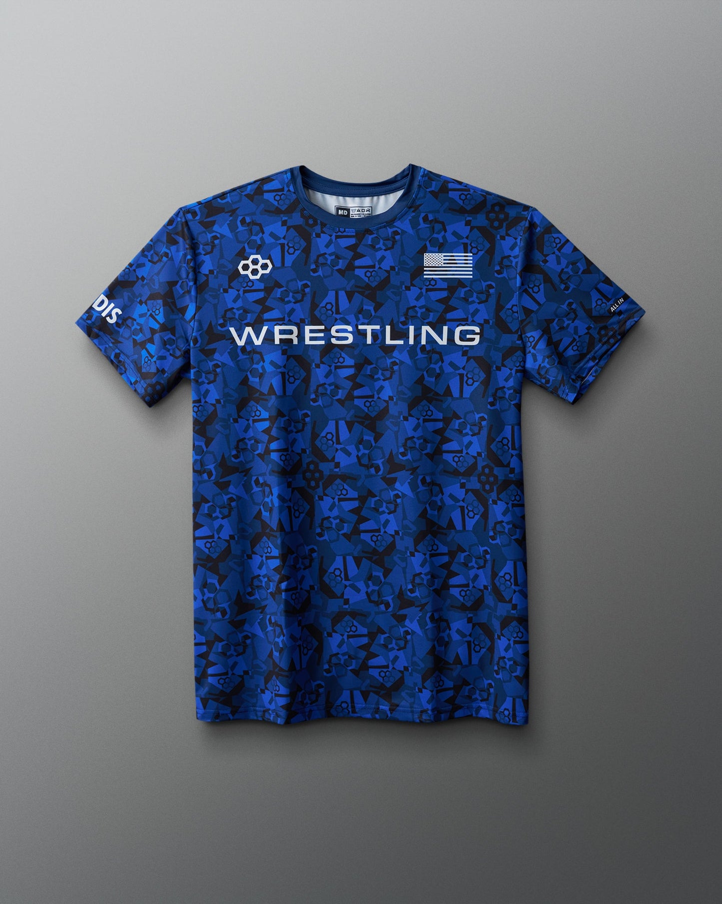 RUDIS Wrestling Wordmark Camo Sublimated T-Shirt
