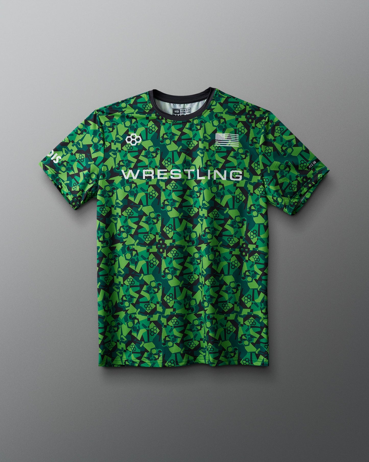 RUDIS Wrestling Wordmark Camo Sublimated T-Shirt