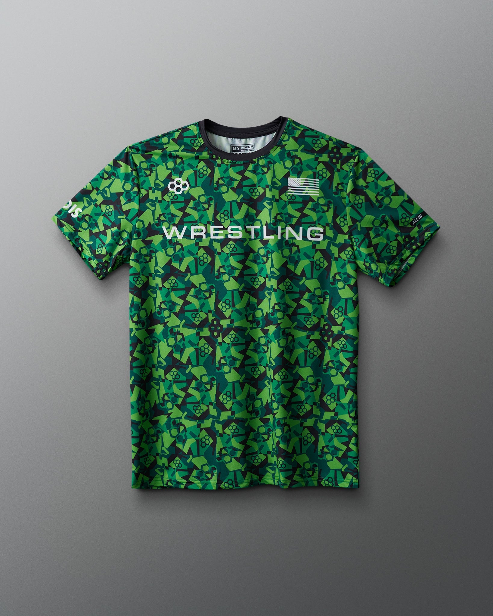 RUDIS Wrestling Wordmark Camo Sublimated T-Shirt