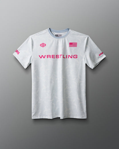 RUDIS Wrestling Wordmark Camo Sublimated T-Shirt