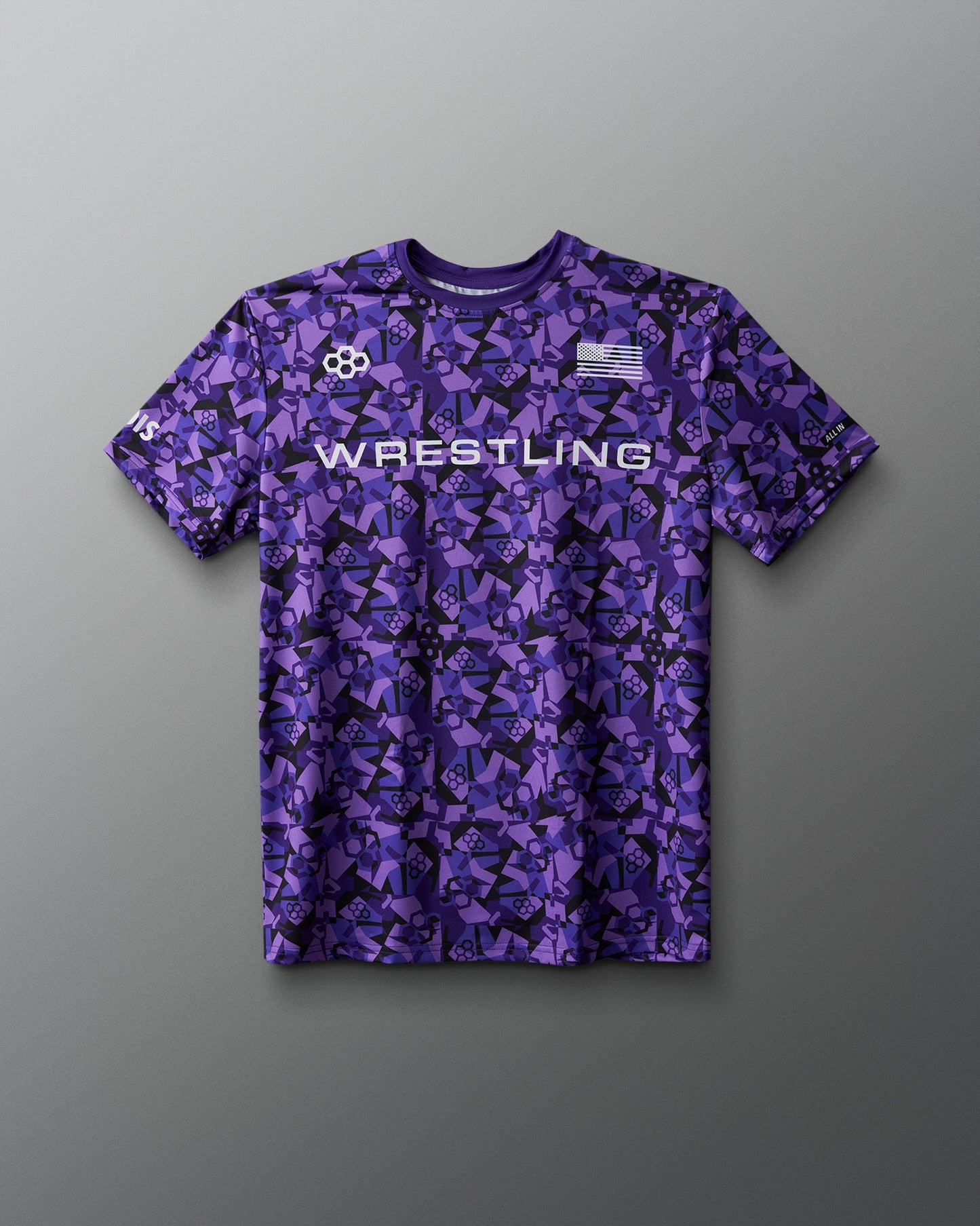 RUDIS Wrestling Wordmark Camo Sublimated T-Shirt