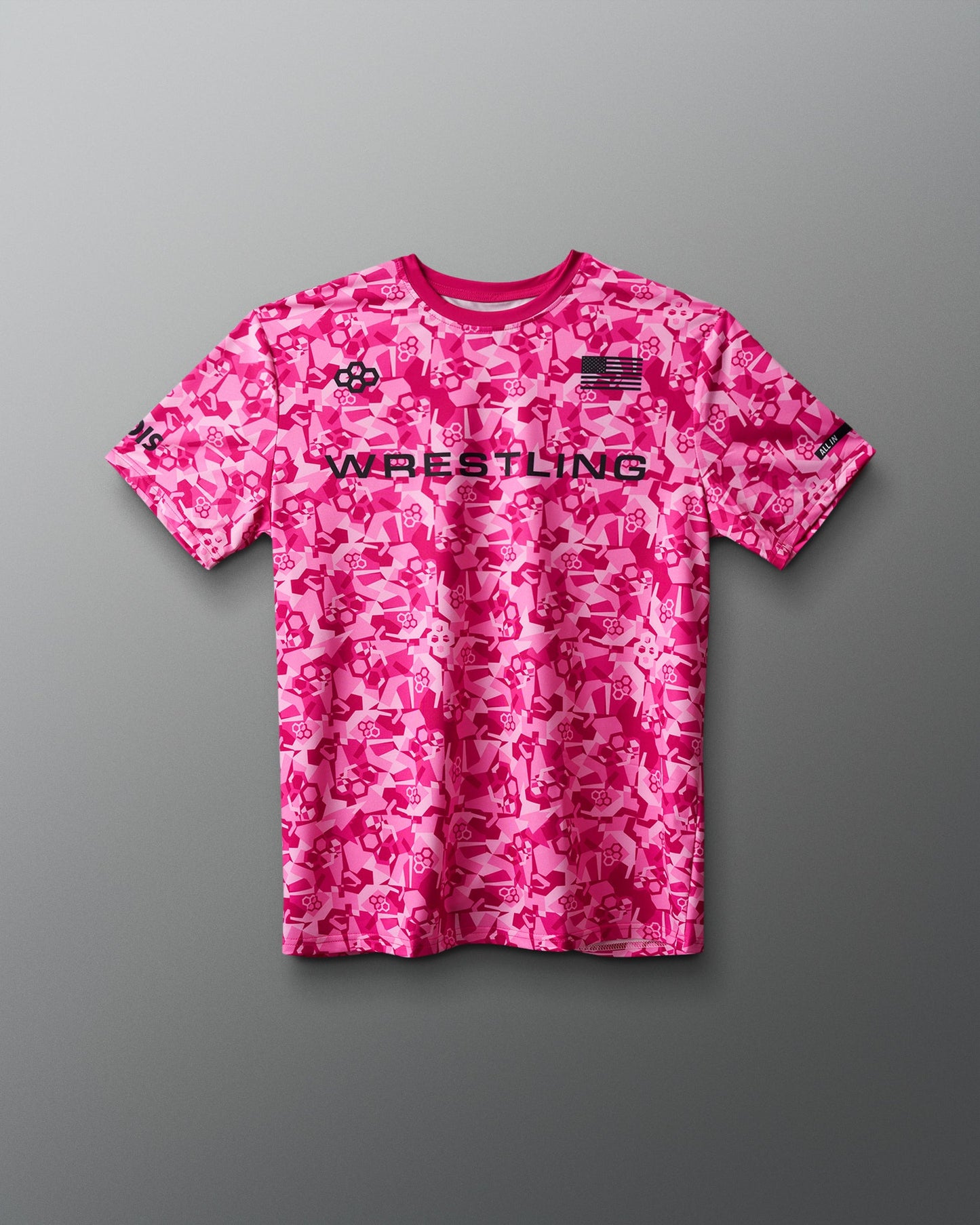 RUDIS Wrestling Wordmark Camo Sublimated T-Shirt