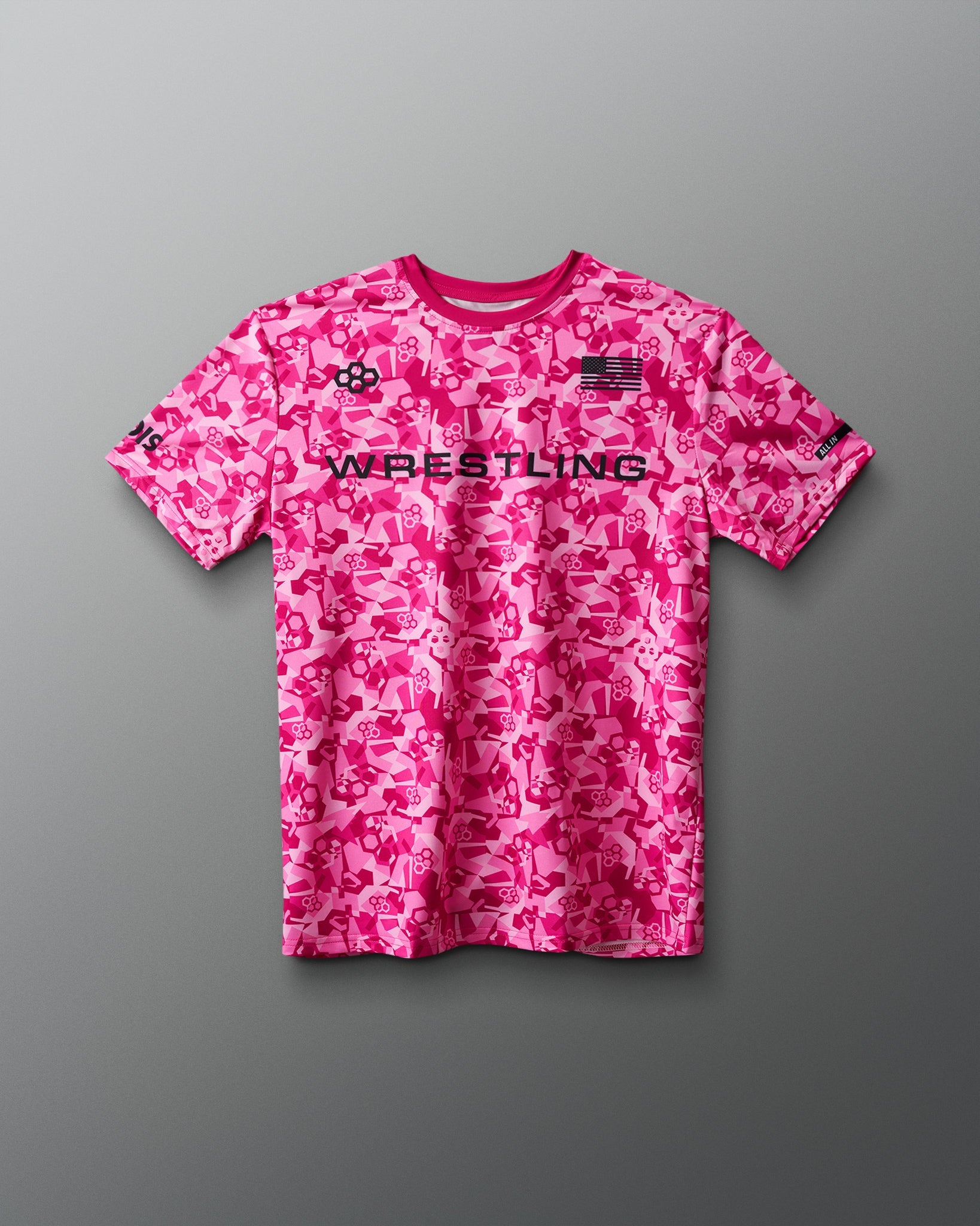RUDIS Wrestling Wordmark Camo Sublimated T-Shirt