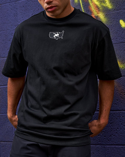 RUDIS USA Wrestling Tactical Drop Shoulder T-Shirt