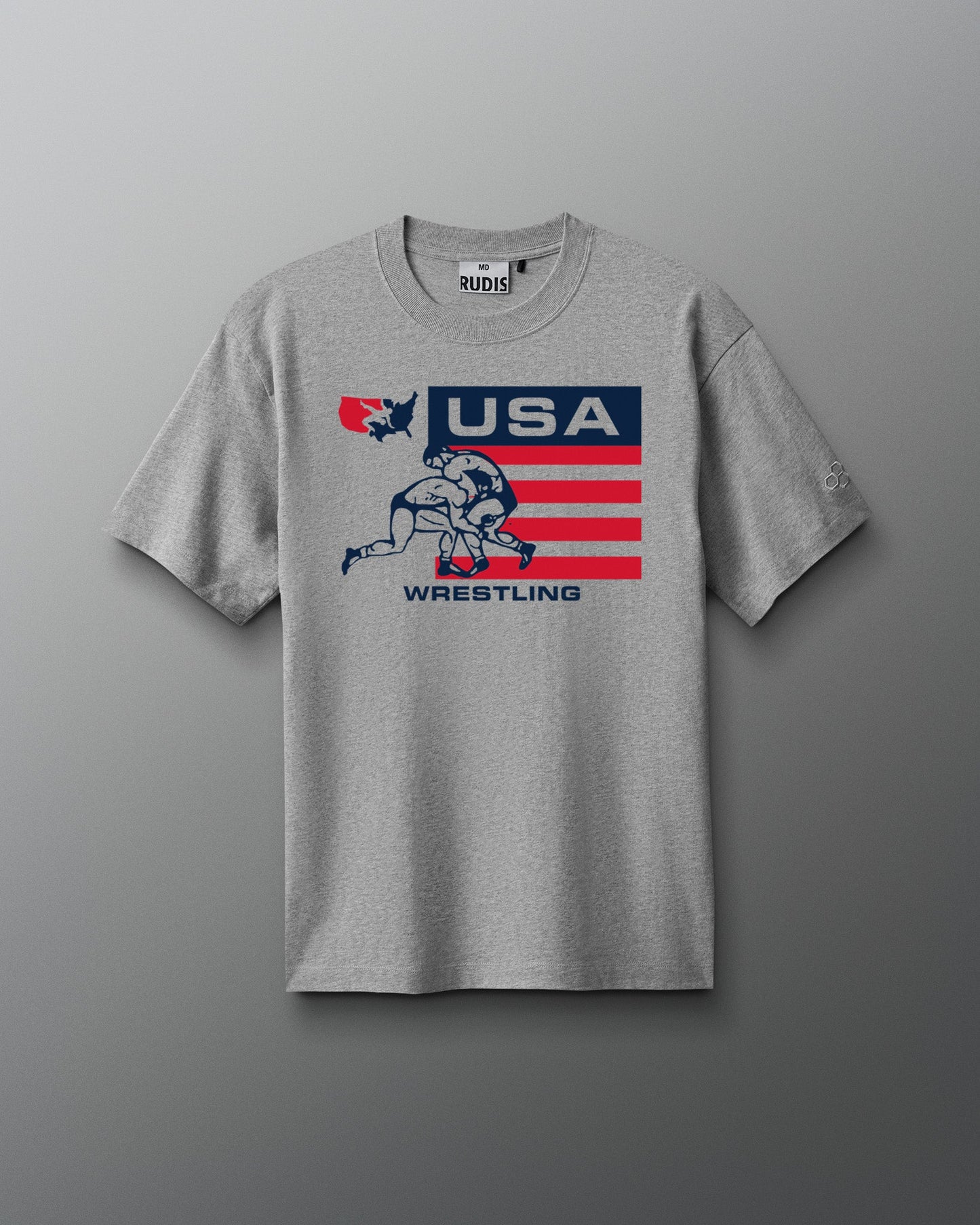 RUDIS Classic USA Wrestling Heavyweight T-Shirt - Official Gear
