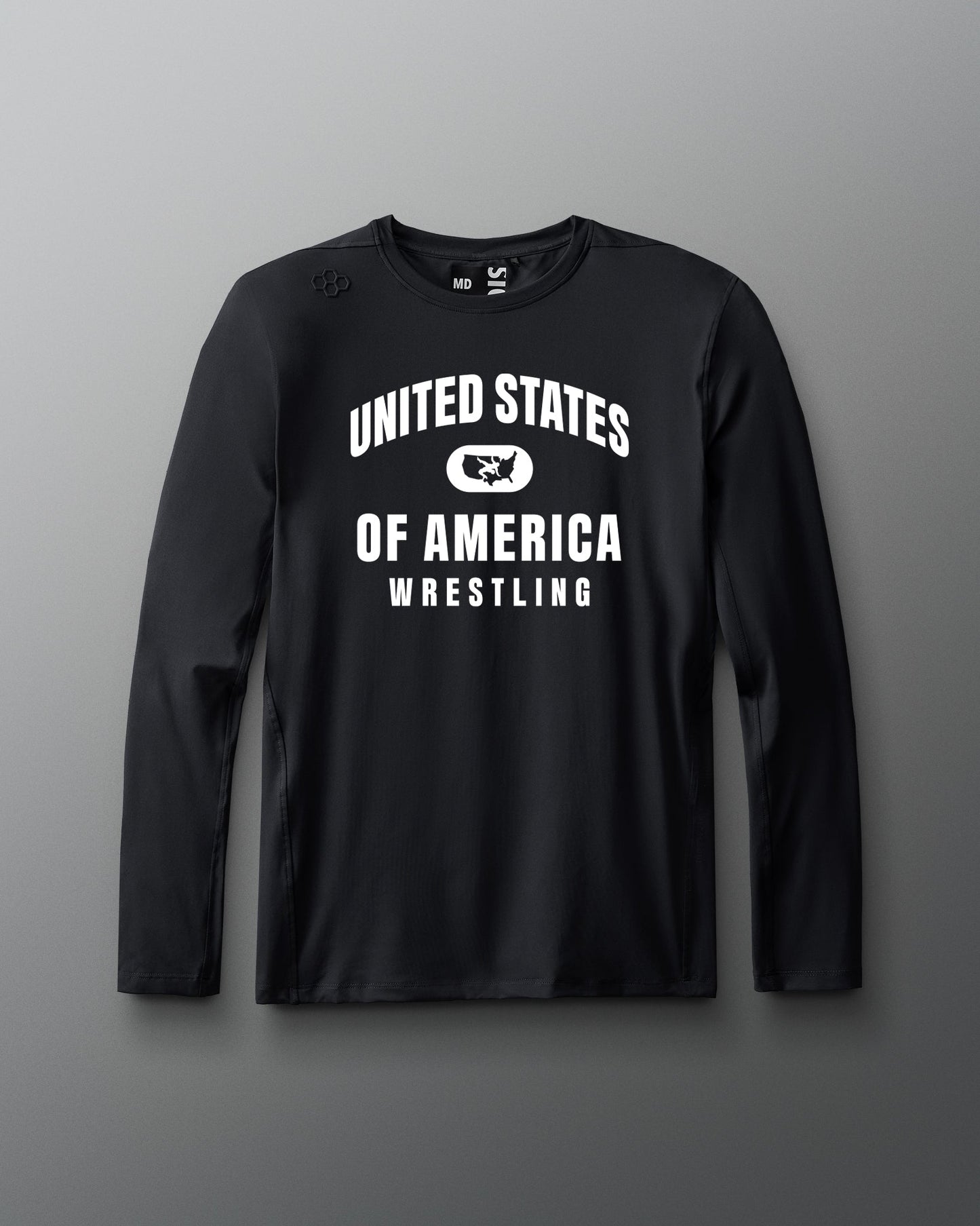 RUDIS USA Wrestling Performance Long Sleeve - Dominate the Mat