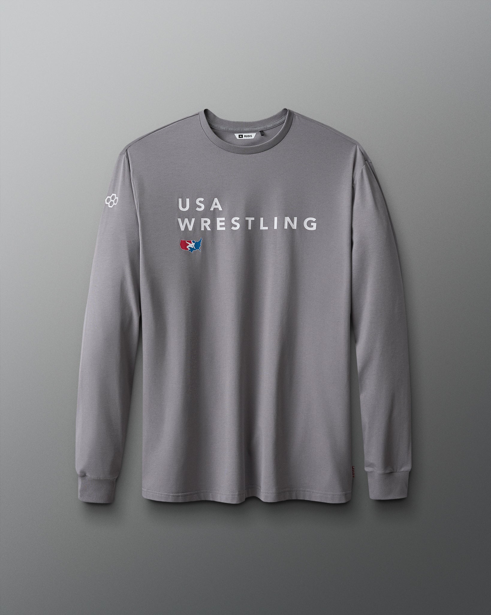 RUDIS USA Wrestling Stacked Hybrid Long Sleeve