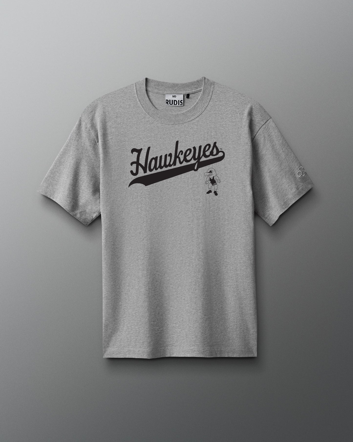 RUDIS Hawkeyes Script Heavyweight T-Shirt - Iowa Hawkeyes Wrestling shirt