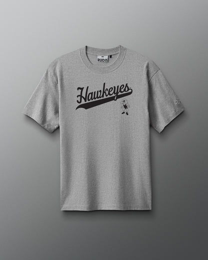 RUDIS Hawkeyes Script Heavyweight T-Shirt - Iowa Hawkeyes Wrestling shirt