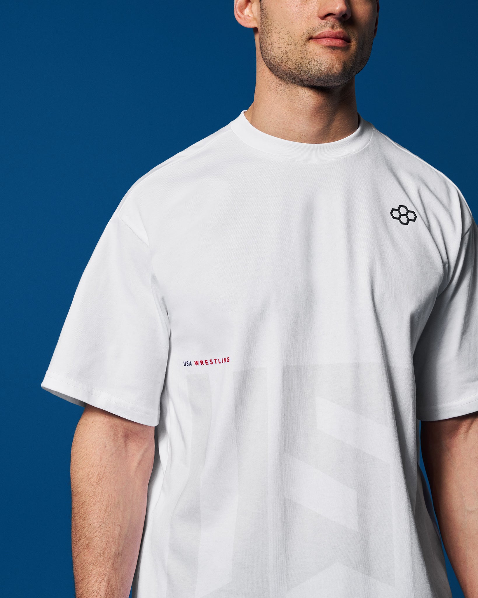 RUDIS Men's USA Wrestling Drop Shoulder T-Shirt - Official Gear