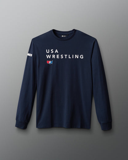 RUDIS USA Wrestling Hybrid Long Sleeve - Official USA Wrestling Apparel