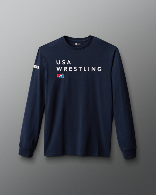 RUDIS USA Wrestling Hybrid Long Sleeve - Official USA Wrestling Apparel