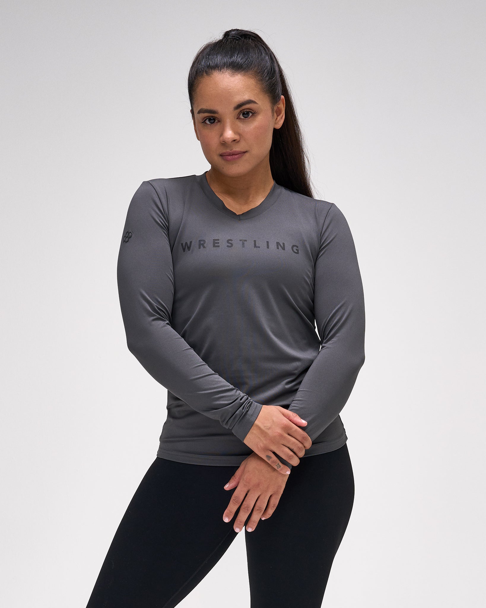 RUDIS Wrestling Women's Performance V-Neck Long Sleeve