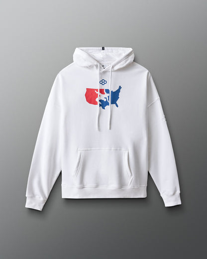 RUDIS USA Wrestling Comfort Fleece Relaxed Fit Hoodie