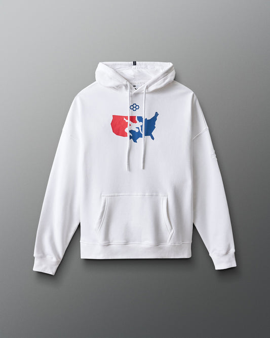 RUDIS USA Wrestling Comfort Fleece Relaxed Fit Hoodie