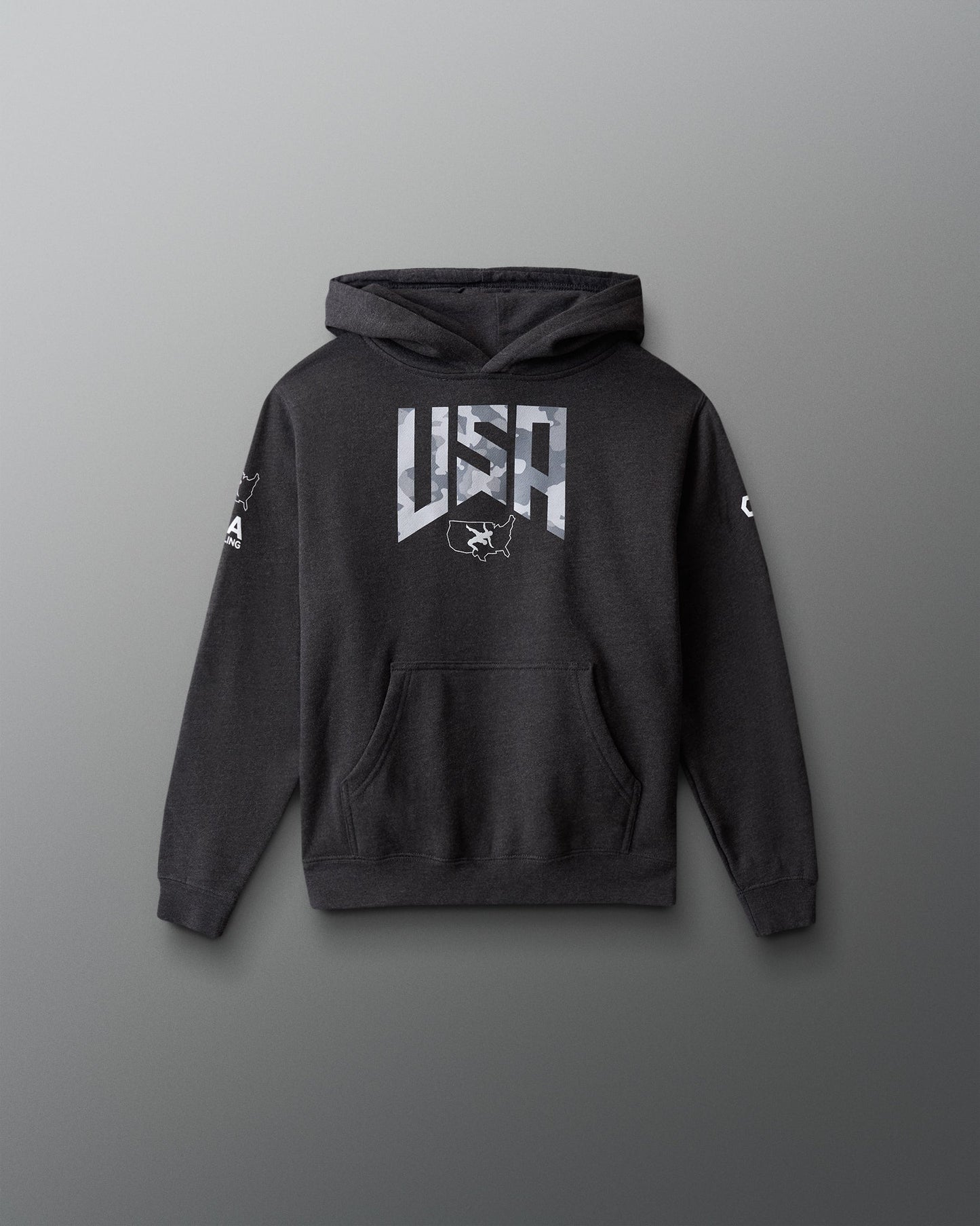 RUDIS USA Wrestling Camo Youth Tradition Hoodie