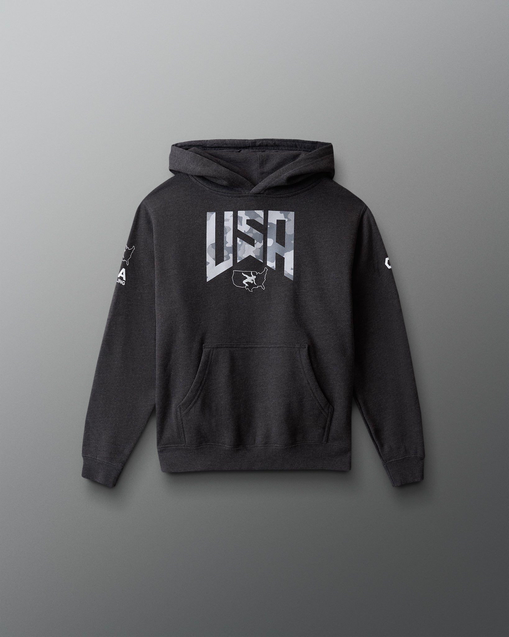 RUDIS USA Wrestling Camo Youth Tradition Hoodie