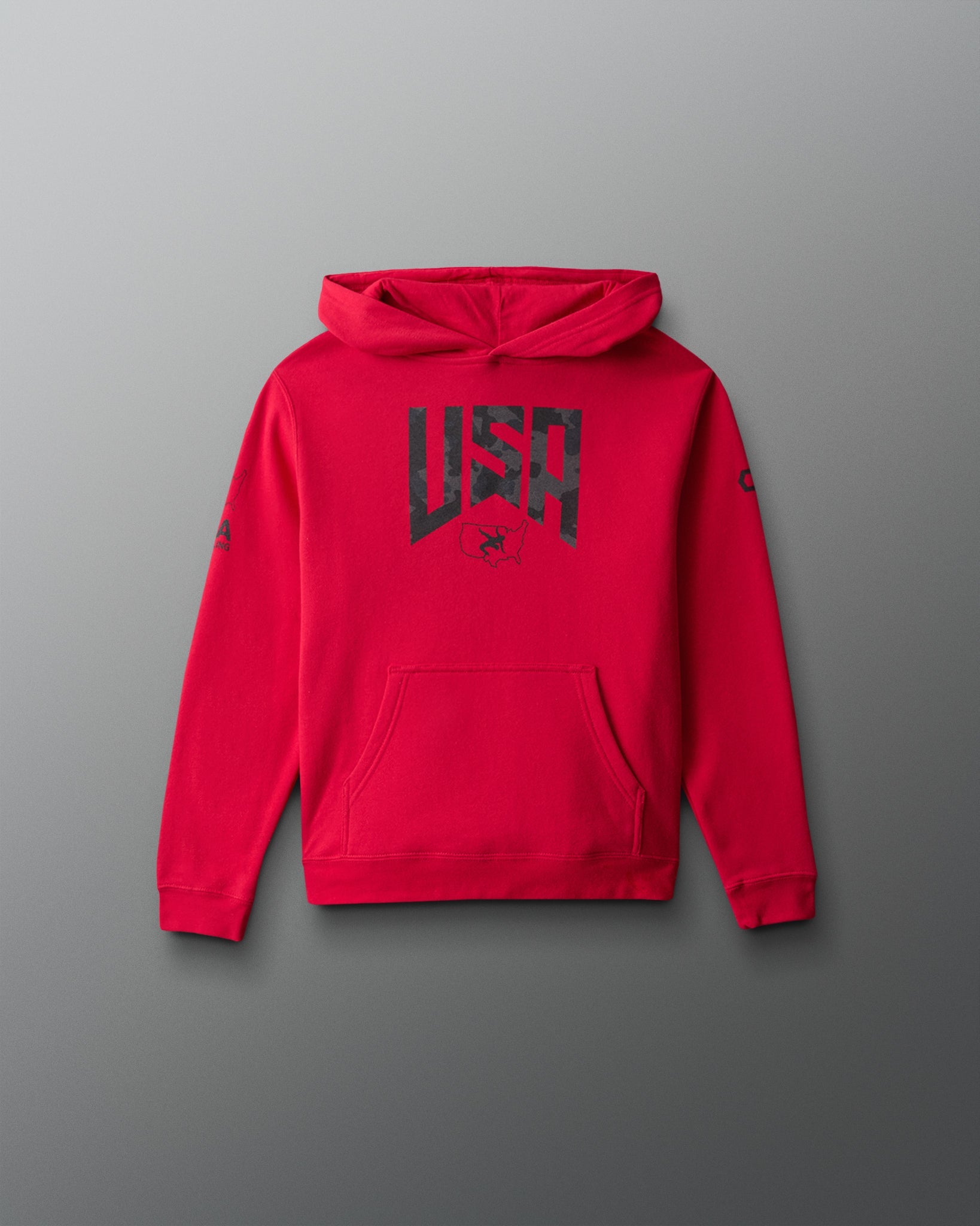 RUDIS USA Wrestling Camo Youth Tradition Hoodie