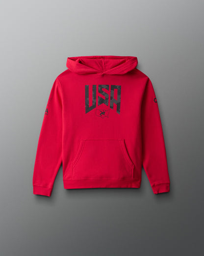 RUDIS USA Wrestling Camo Youth Tradition Hoodie