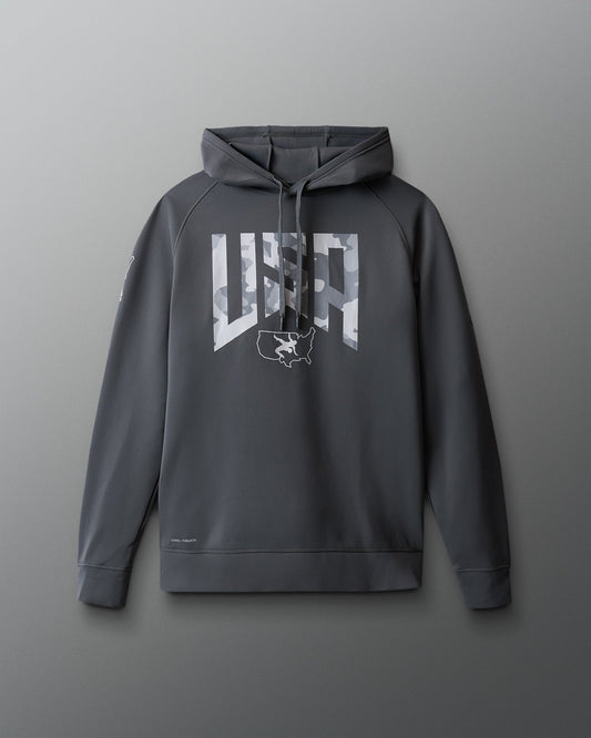 RUDIS USA Wrestling Camo Cool-Feel Hoodie
