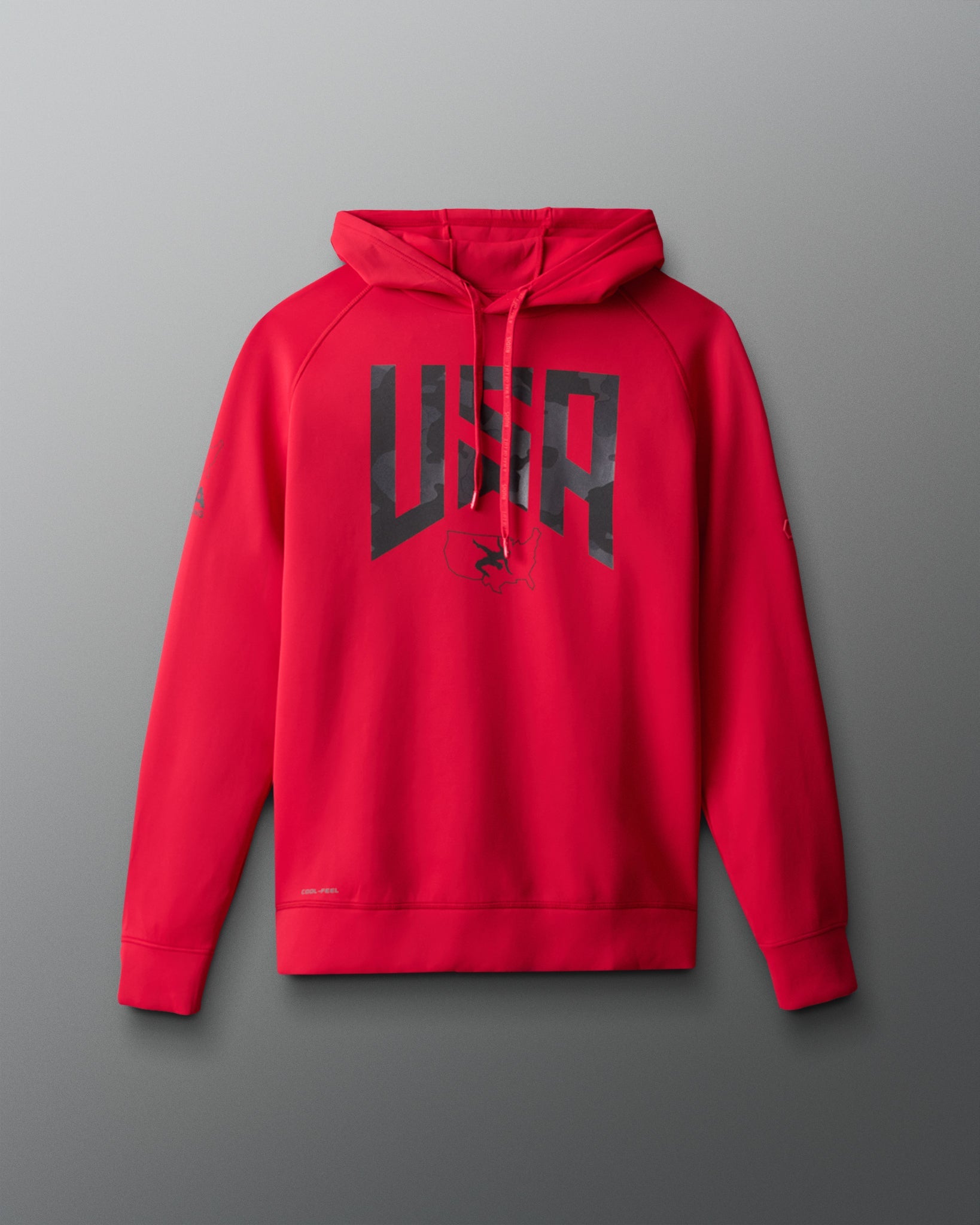 RUDIS USA Wrestling Camo Cool-Feel Hoodie