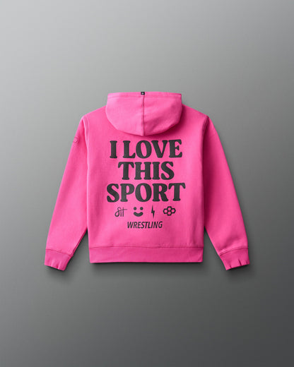 RUDIS SH I Love This Sport Youth Comfort Fleece Hoodie