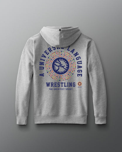 RUDIS UWW Universal Language Comfort Fleece Hoodie