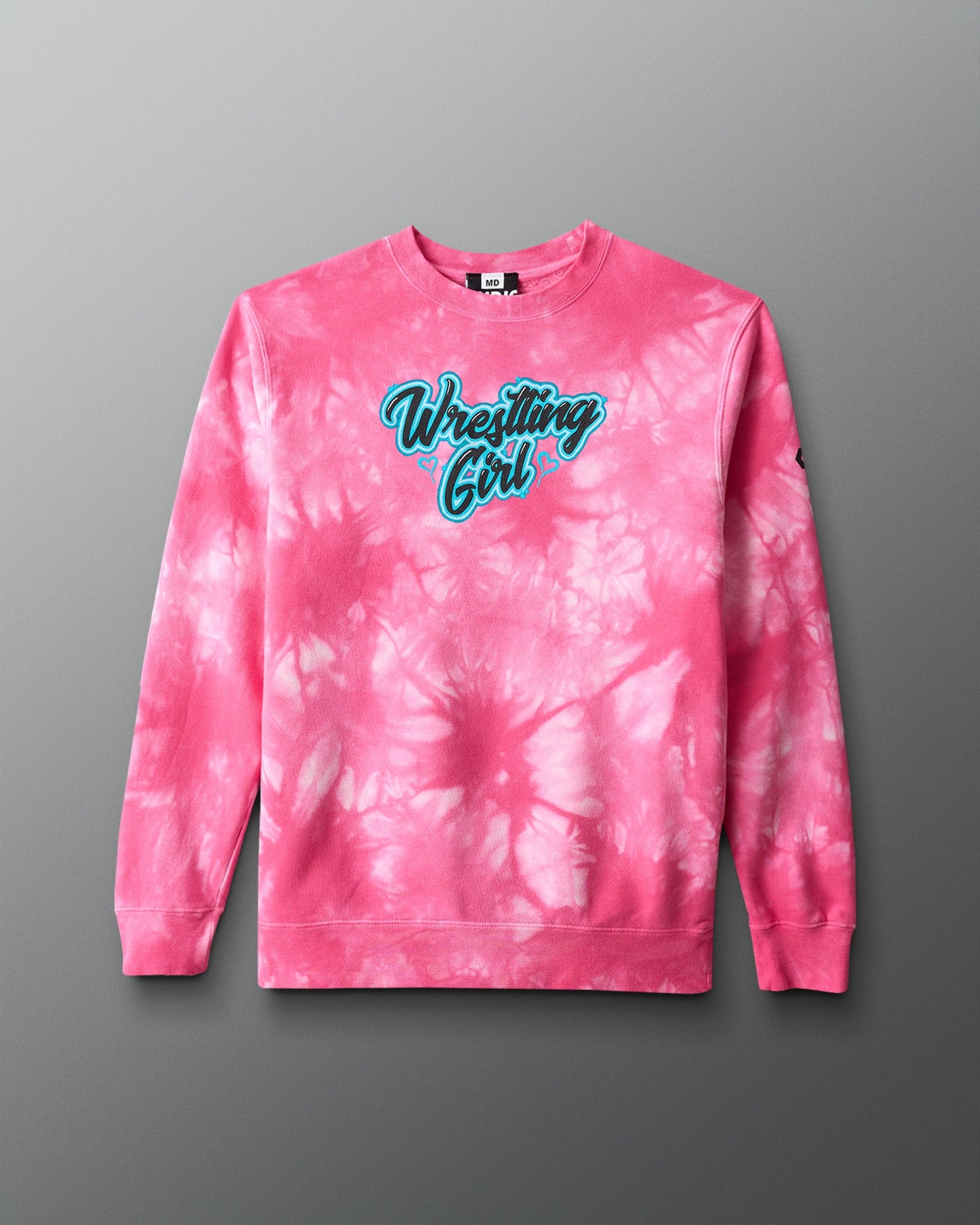 RUDIS Wrestling Girl Tie-Dye Crewneck