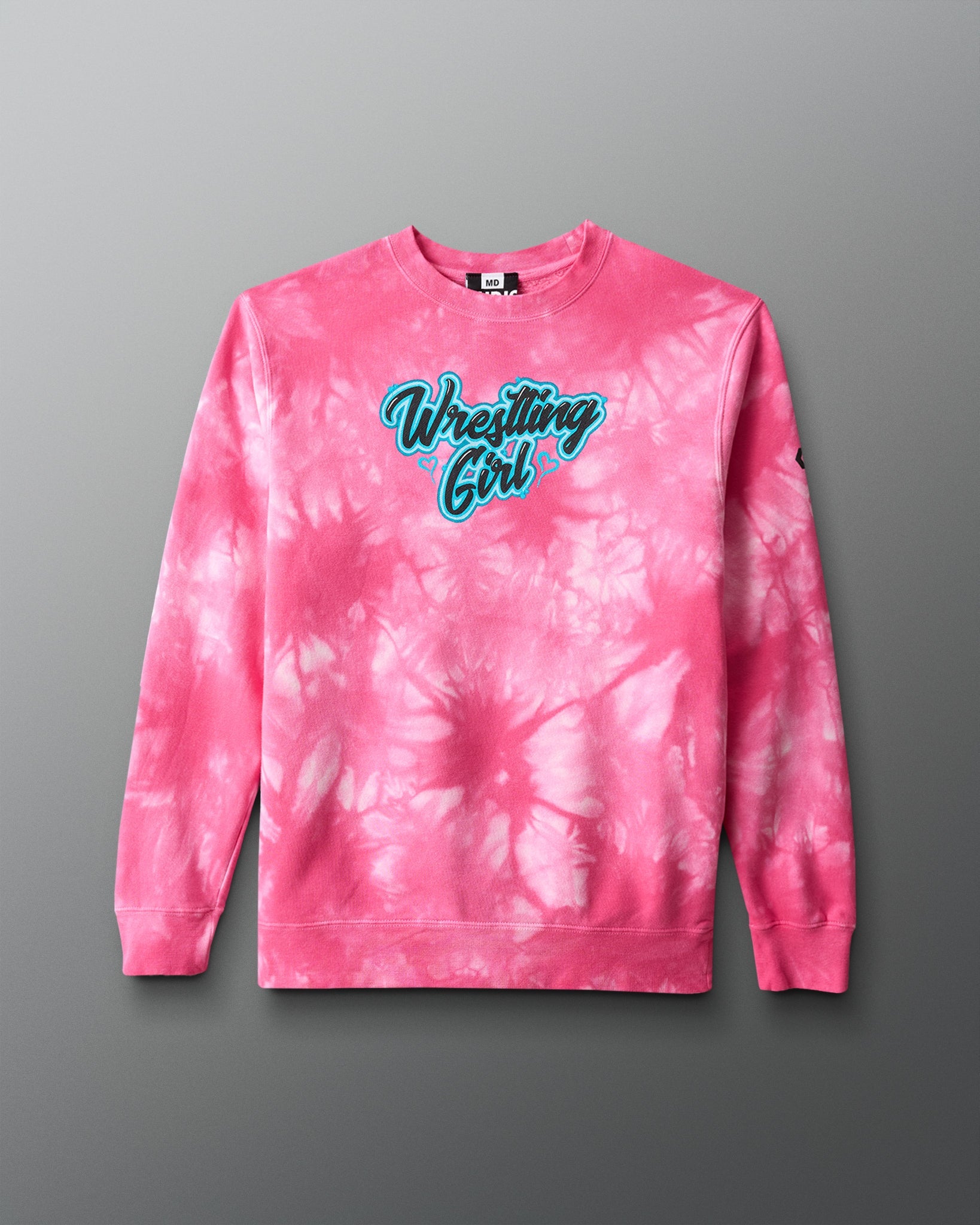 RUDIS Wrestling Girl Tie-Dye Crewneck