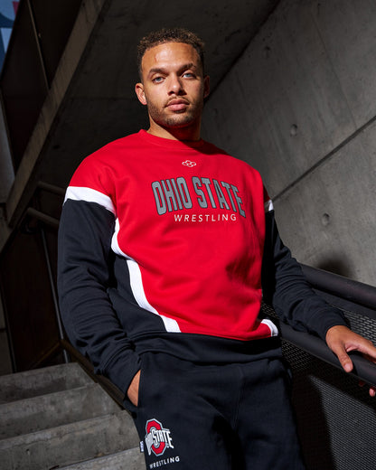 RUDIS Ohio State Colorblock Crewneck