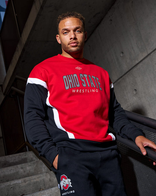 RUDIS Ohio State Colorblock Crewneck