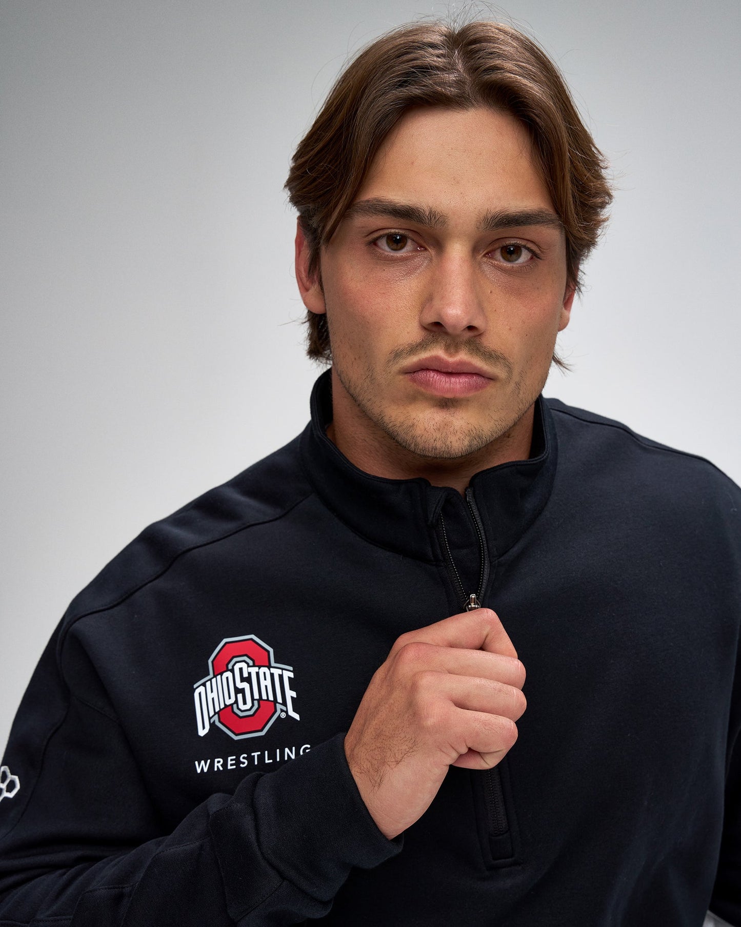 RUDIS Ohio State Wrestling Colorblock 1/4 Zip Jacket