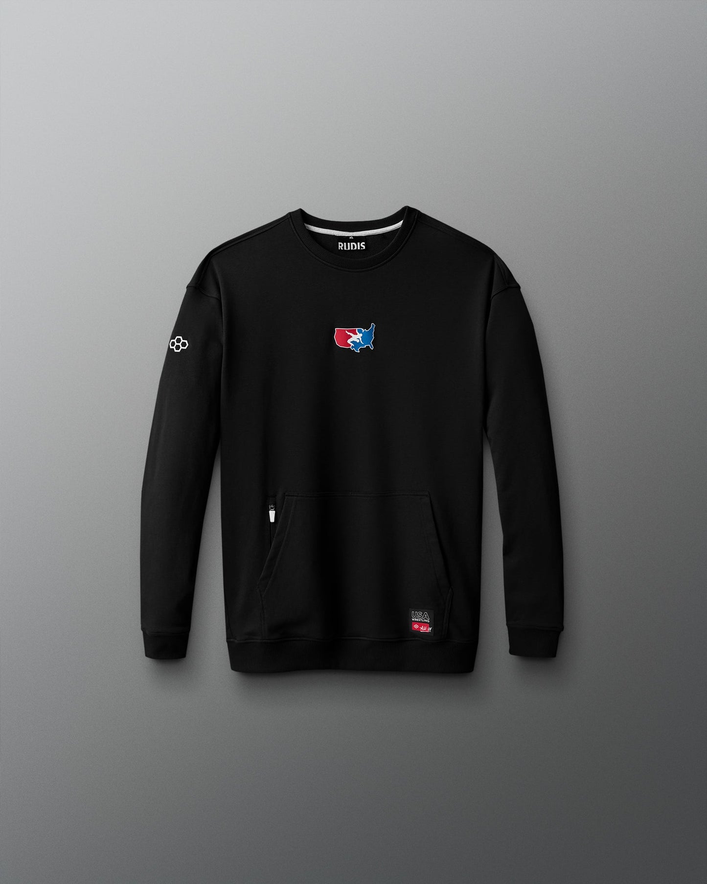 RUDIS USA Wrestling Youth Luxe Terry Crewneck