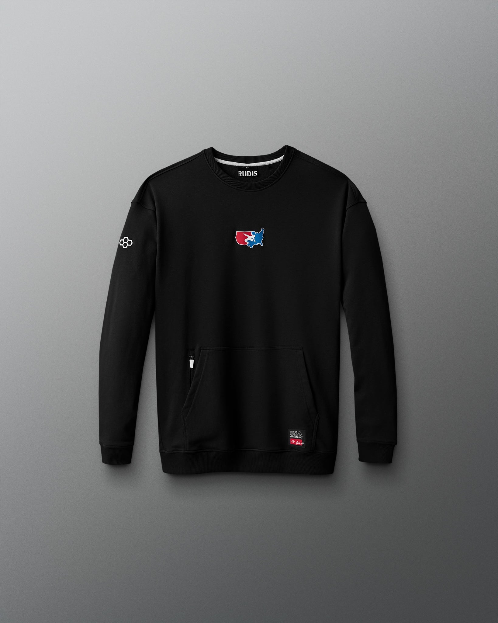 RUDIS USA Wrestling Youth Luxe Terry Crewneck