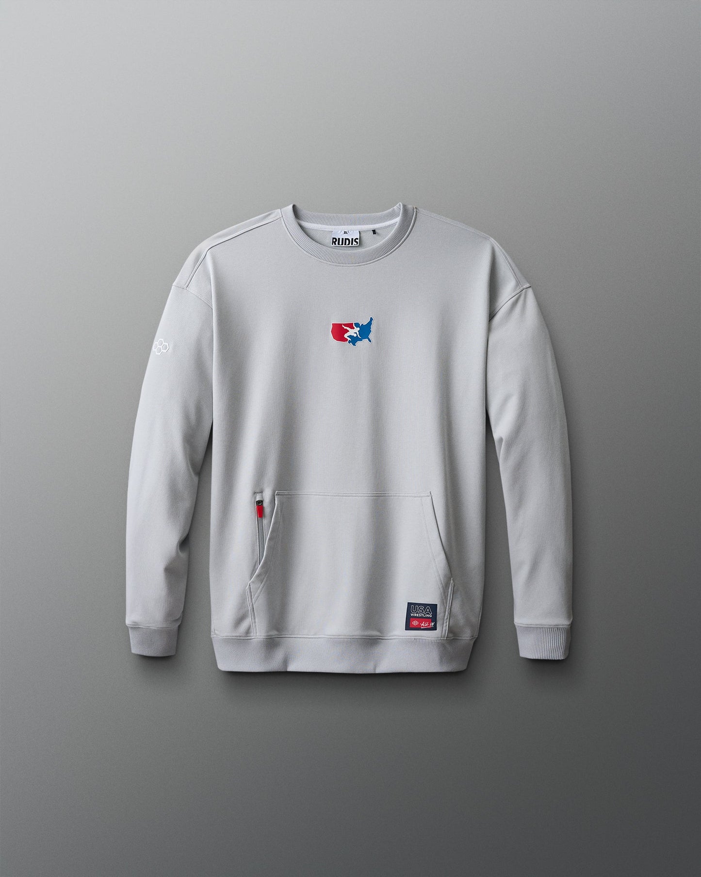 RUDIS USA Wrestling Youth Luxe Terry Crewneck
