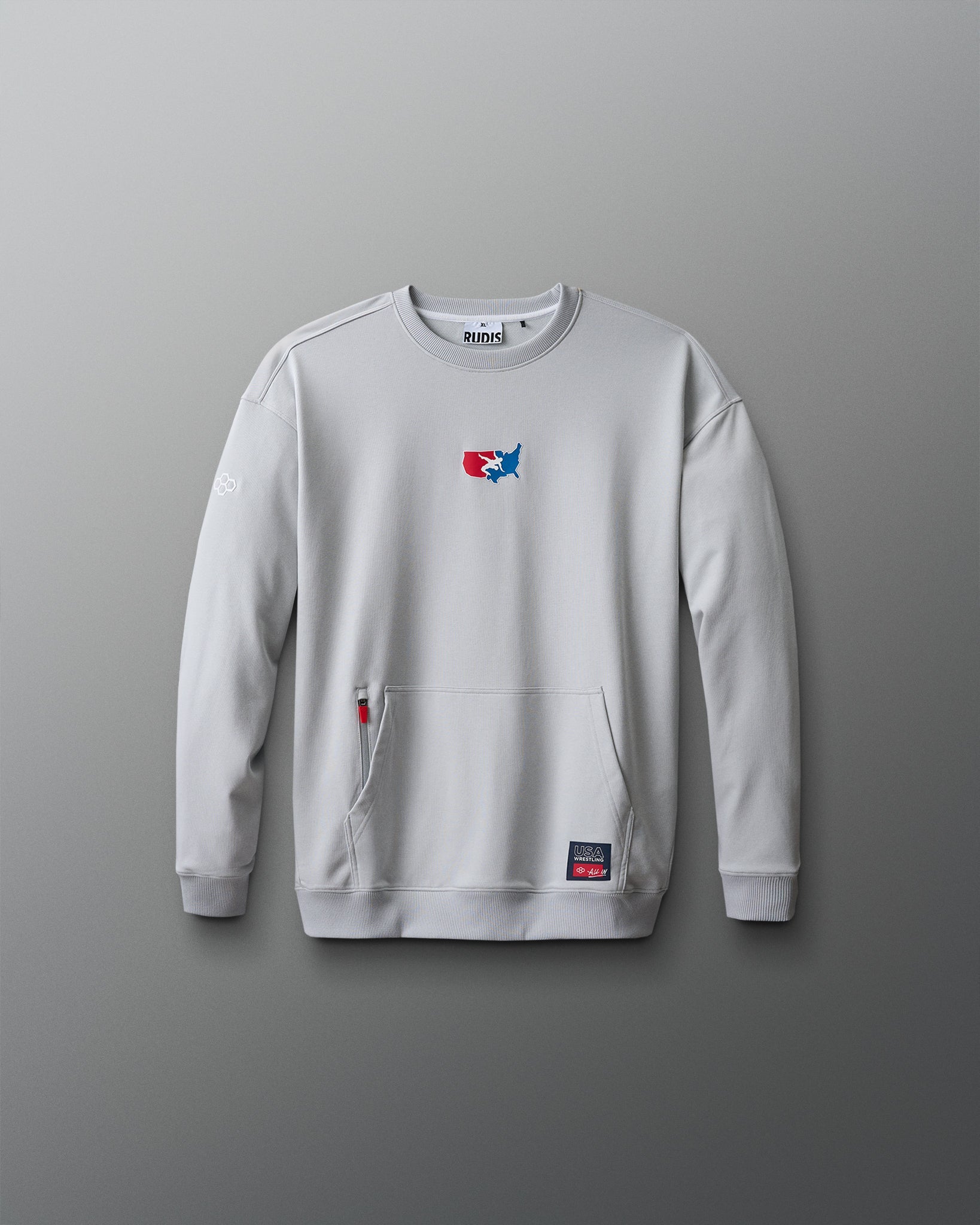 RUDIS USA Wrestling Youth Luxe Terry Crewneck