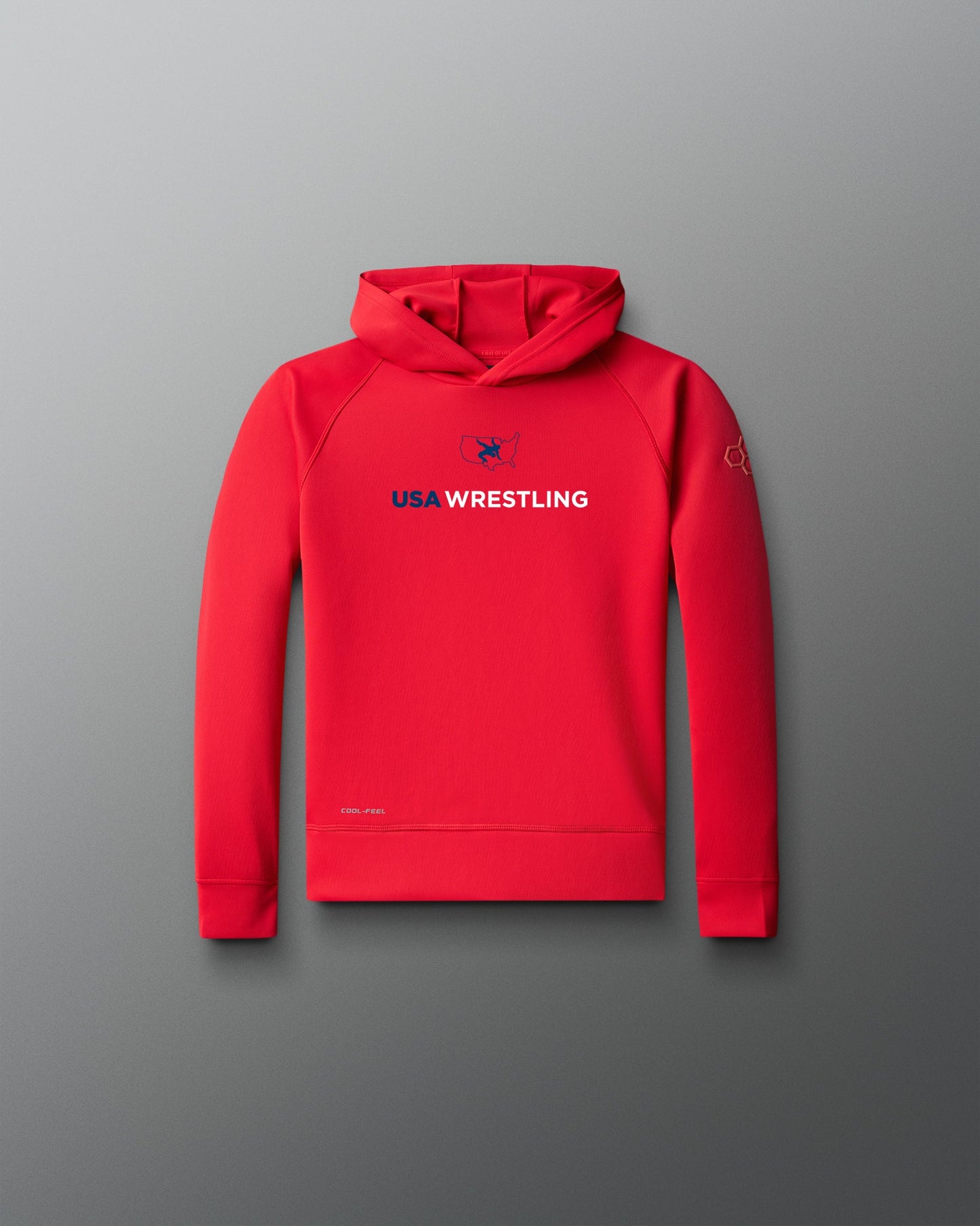 RUDIS USA Wrestling Logo COOL-FEEL Youth Hoodie